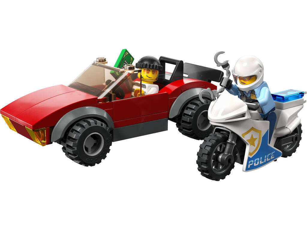 Lego City Police Moto de police et voiture de fuite 60392