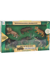 Figuras Set Animais 6 Unidades 7cm