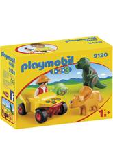 Playmobil 1, 2, 3 Explorateur et Dinosaures 9120