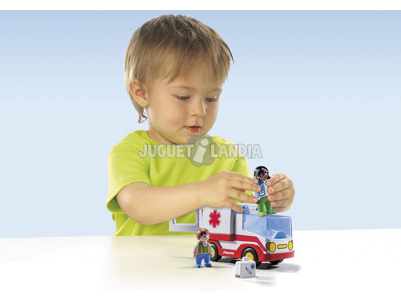 Playmobil 1.2.3 Ambulanza1.1.2.3. 9122
