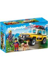 Playmobil Secouristes des Montagnes avec Véhicule 9128