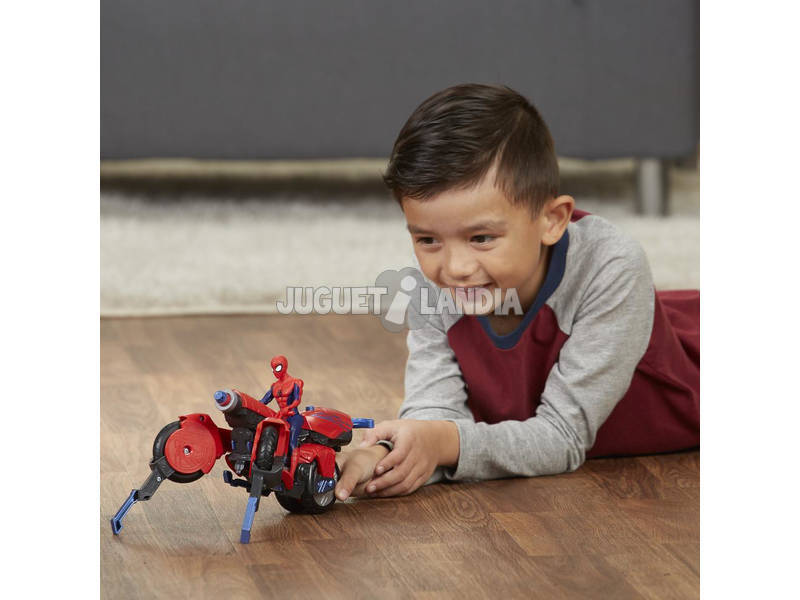 Spiderman Motorrad Spinne 3 in 1 Hasbro E0593