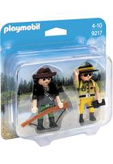 Playmobil Ranger e Bracconiere 9217