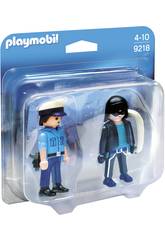 Playmobil DuoPack Policier et Voleur 9218