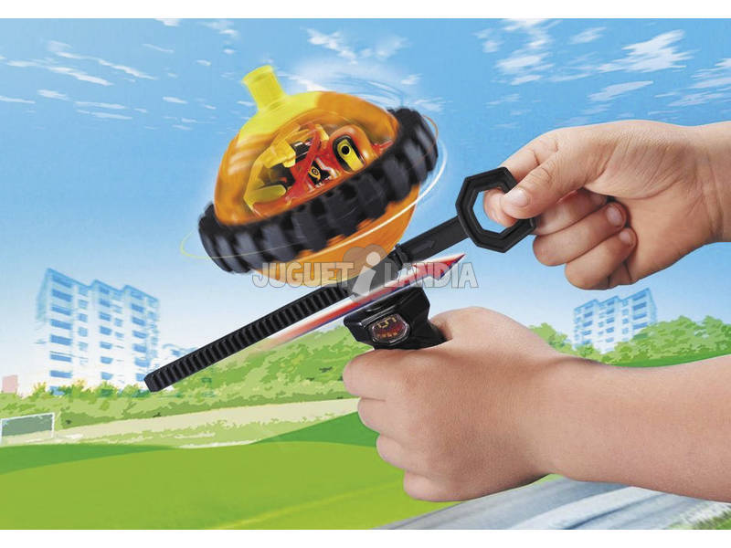 Playmobil Speed Roller arancio con Robot 9203