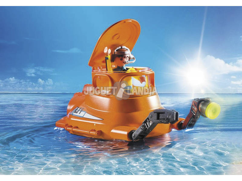 Playmobil Cloche de Plongée avec Moteur Submersible 9234