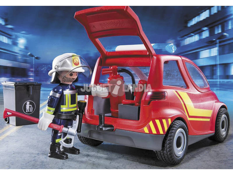 Playmobil Pompiere con Auto 9235