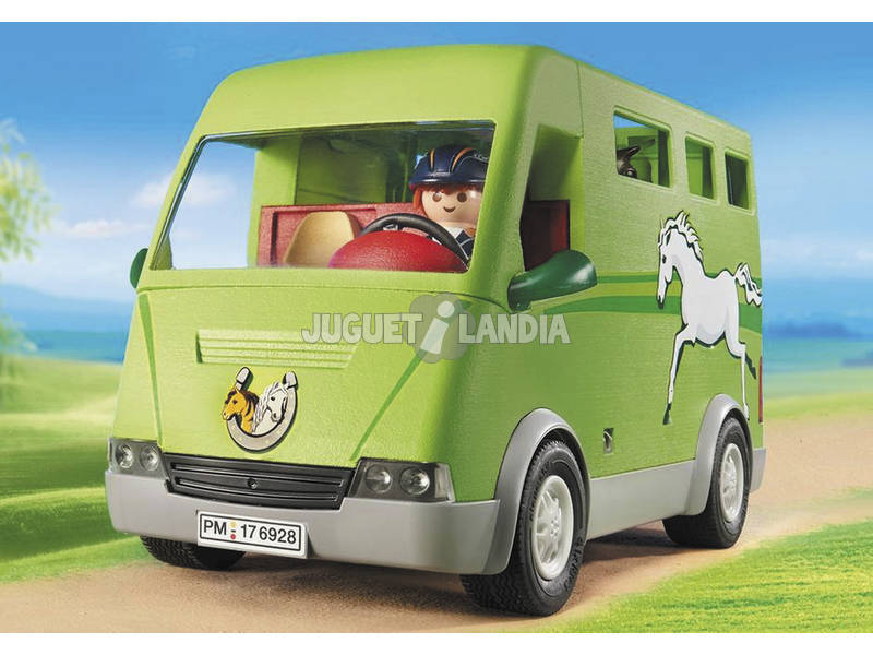 Playmobil Transporte De Cavalos 6928