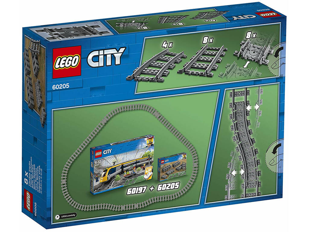 Lego City Rails Droits et Courbés 60205