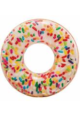 Bouée Gonflable Donut Blanc 114 cm. Intex 56263
