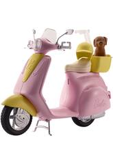 Motocicleta Barbie com Pet Mattel FRP56