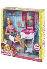 Barbie Conjuntos Mobiliario y Muñeca Mattel DVX51