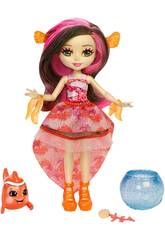 Enchantimals Clarita Pesce Pagliaccio Bambola Cambia Colore Mattel FKV56
