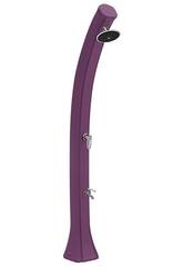 Douche Solaire Happy 4x4 Mauve avec Rince-Pieds Poolstar DS-H422VO