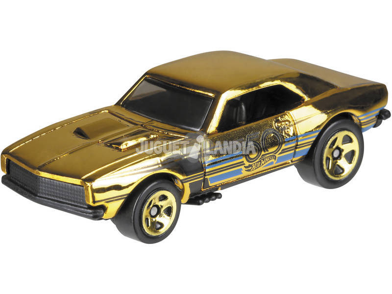 Hot Wheels Veículos Dourados 50 Aniversário Mattel FRN33