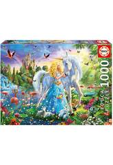 Puzzle 1000 La Princesa y El Unicornio Educa 17654