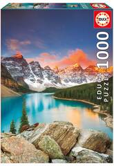 Pezzle 1000 Lago Moraine, Banff National Park, Canada Educa 17739