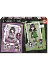 Puzzle 2X500 Sugar And Spice + The Scarf Gorjuss Educa 17687