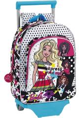 Barbie Mochila Infantil con Carro Safta 611710020