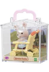 Sylvanian Families Coffret B�b� Lapin avec Poussette Epoch d'Enfance 5200