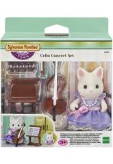 Sylvanian Families Chat Soie Violoncelliste Epoch d'Enfance 6010