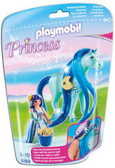 Playmobil Princesse Bleuet et son Cheval � coiffer