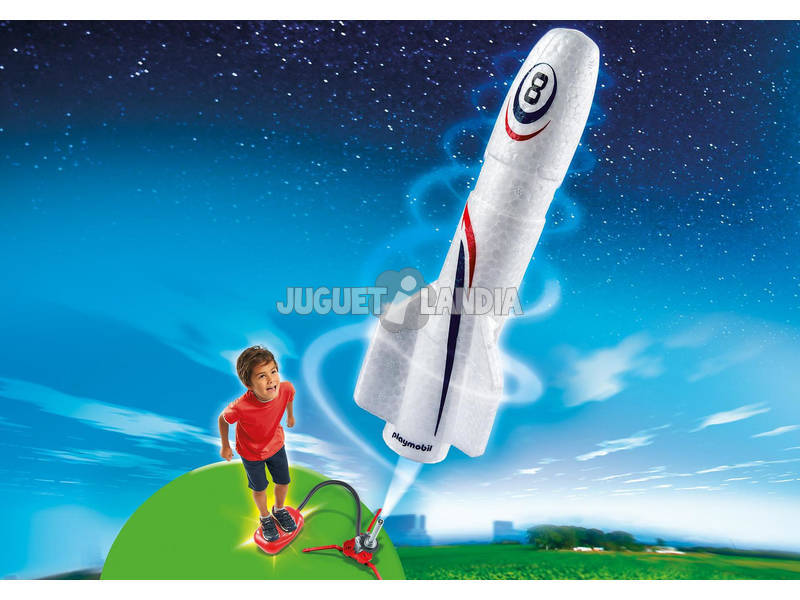 Playmobil Rakete mit Treibstoff