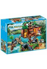 Playmobil Casa sull'Albero con Ponte Sospeso 