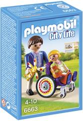 Playmobil Child em cadeira de rodas