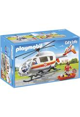 Playmobil Helicoptero Médico de Emergencia