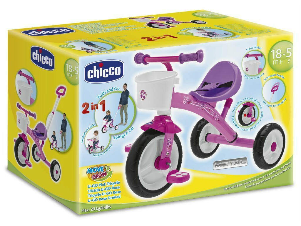 Tricycle U/GO Trike Rose Chicco 741210