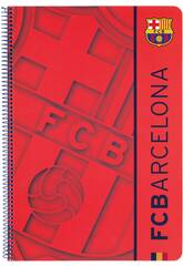 Cahier Folio Revtement Rigide 80 Feuilles FCB 2eme Equip.
