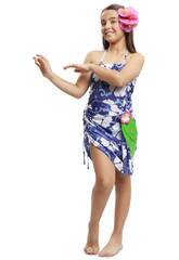 Dguisement Enfant L Princesse Hawaienne