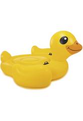 Ilha insuflável Mega Pato Amarelo 221x109cm. Intex 56286eu