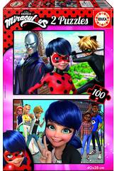 Puzzle junior 2X100 Ladybug