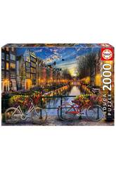 Puzzle 2000 Amsterdam 96x68 cm EDUCA 17127