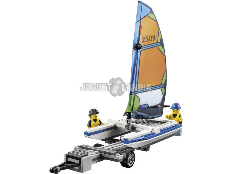 Lego City 4X4 Com Catamarã 