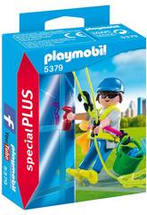 Playmobil Limpiador de Ventana