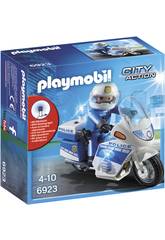 Playmobil Moto de Policier avec Gyrophare 6923