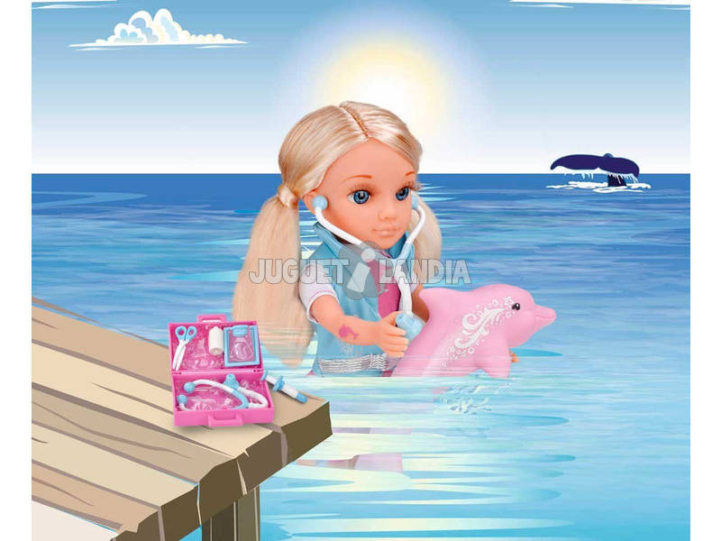 Boneca Nancy Um Dia a Cuidar dos Golfinhos 40 cm Famosa 700013515