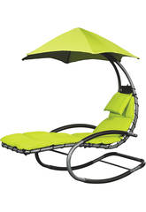 Tumbona Suspendida Nest Swing- Color Verde Poolstar GD-NESTSW-VE 