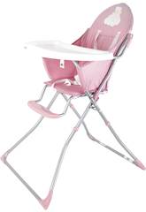 Seggiolone Cuore Baby Orso Rosa