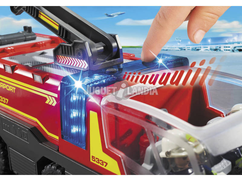 Playmobil Truck Flughafen Feuer