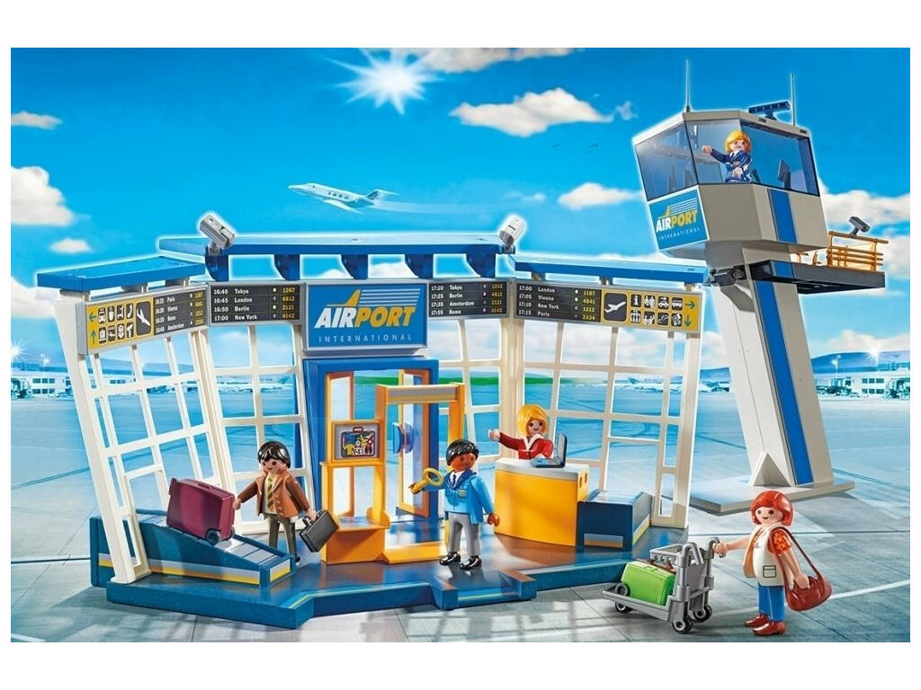 Playmobil Tour de Contrôle et Aéroport