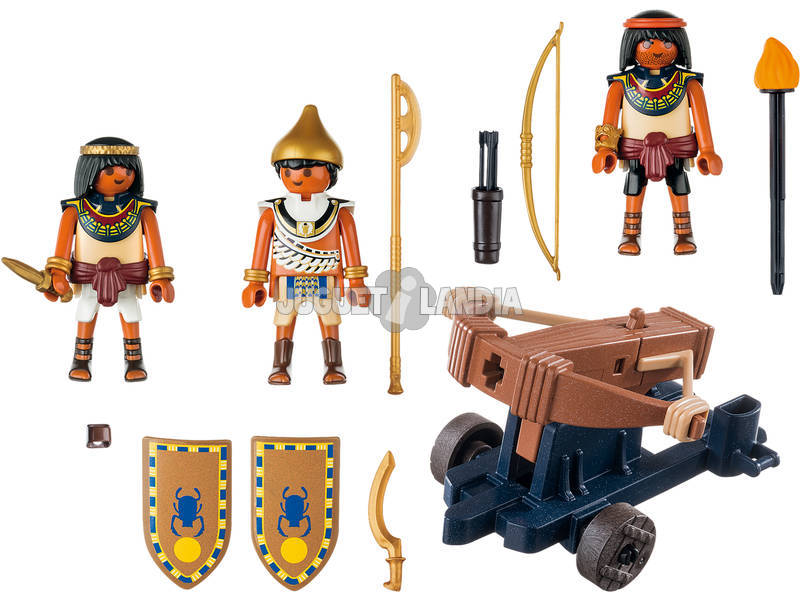 Playmobil Soldats du Pharaon avec Baliste 5388
