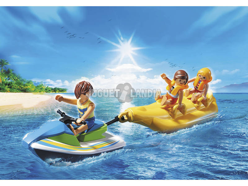 Playmobil Vacanciers avec Scooter des Mers et Banane 6980