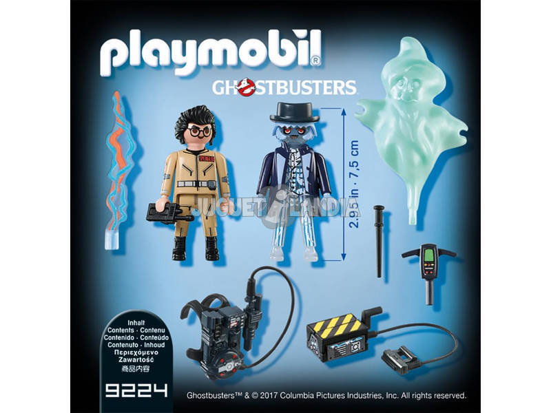 Playmobil Spengler e Ghostbusters Ghost 9224