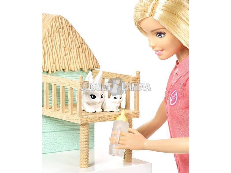 Barbie Vétérinaire et Sa Grange Mattel FCP78