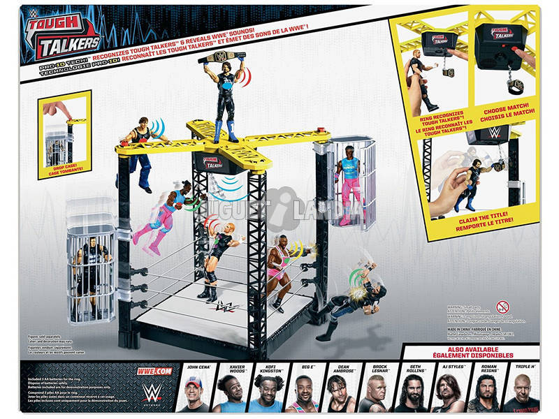 Figuras WWE Grande Ringue De Campeonato Mattel FFH41