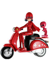 Figurine Ladybug avec Scooter 14 cm Bandai 39880